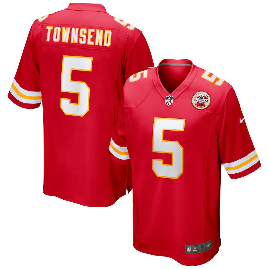 Men Kansas City Chiefs #5 Tommy Townsend Nike Red Game NFL Jersey